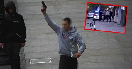 "Celował w powietrze i otoczenie". Groźne sceny w centrum miasta