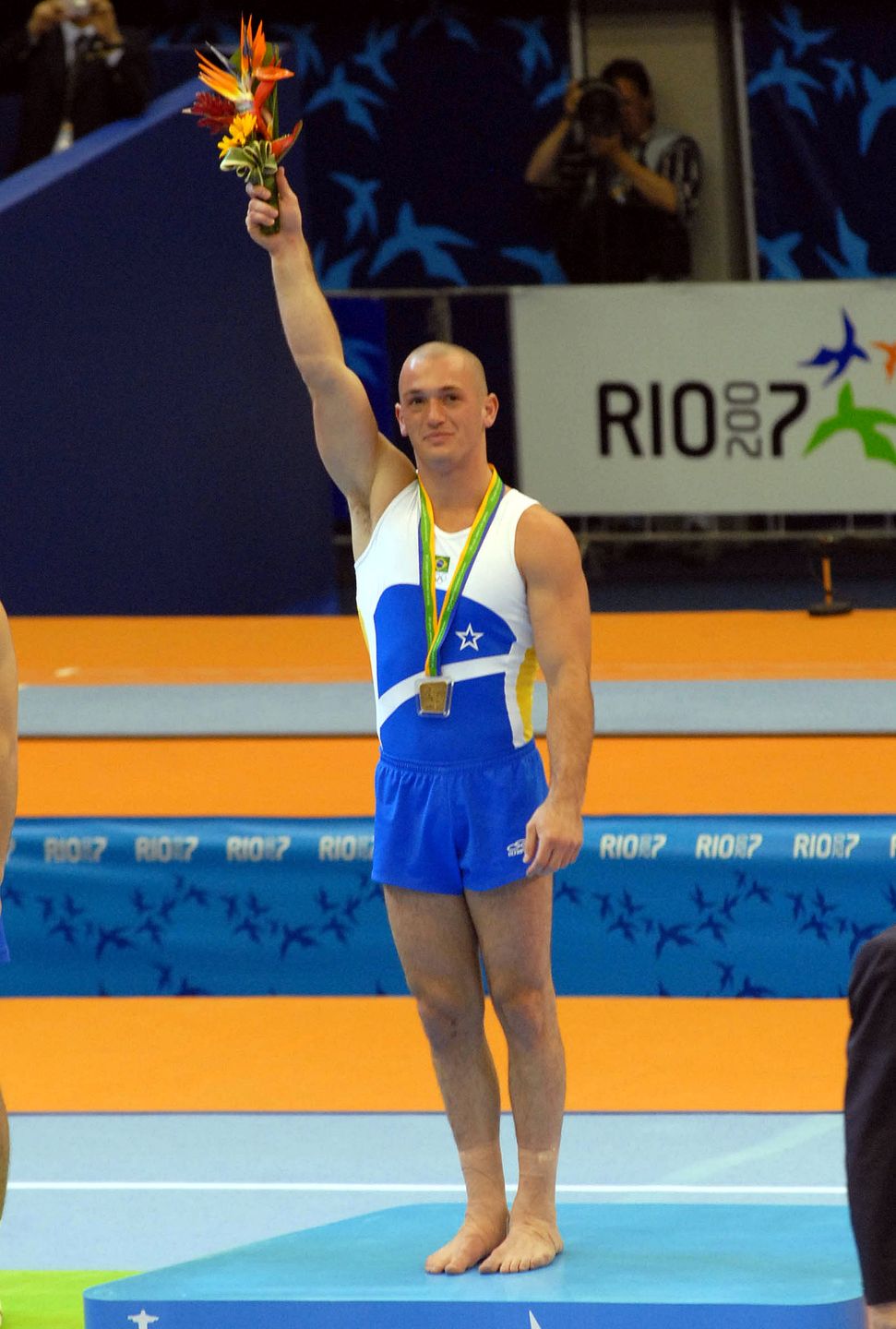 Diego Hypólito na olimpijskim podium
