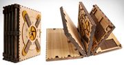 Codex Silenda: drewniana książka z wbudowanymi łamigłówkami