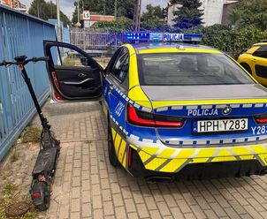 Płoccy policjanci kontrolowali hulajnogi i e-rowery. Posypały się mandaty