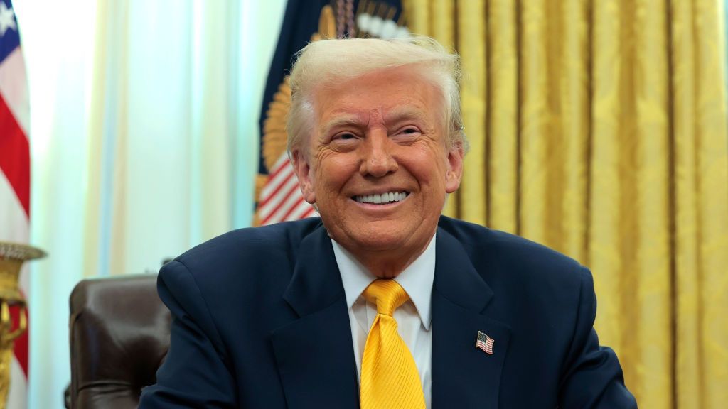President Trump Establishes White House Task Force for 2026 World Cup
WASHINGTON, DC - MARCH 07: U.S. President Donald Trump speaks before signing an executive order in the Oval Office at the White House on March 07, 2025 in Washington, DC. President Trump signed an executive order establishing a White House Task Force for the 2026 World Cup. (Photo by Anna Moneymaker/Getty Images)
Anna Moneymaker