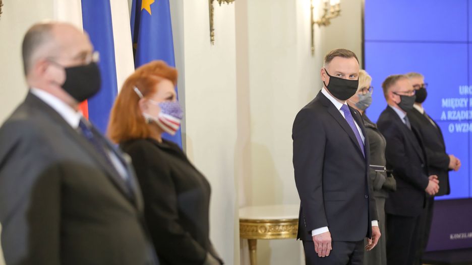 Relacje Polska-USA. Prezydent Andrzej Duda dziękuje ambasador Georgette Mosbacher