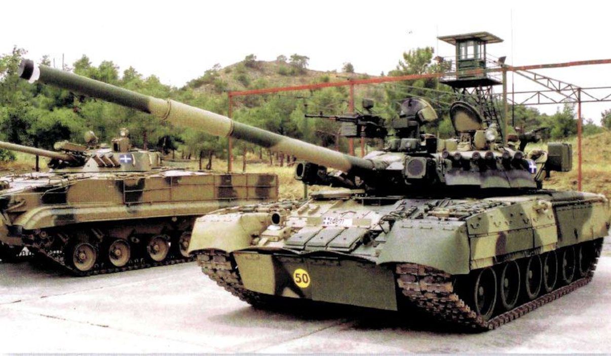 BMP i T-80UK Gwardii Narodowej Cypru