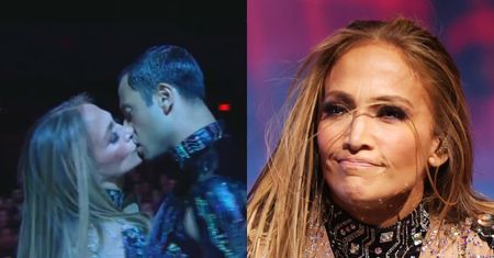 Jennifer Lopez zaczęła CAŁOWAĆ SIĘ z tancerzami podczas występu na American Music Awards