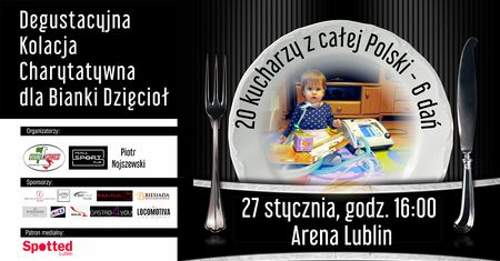 Charytatywna kolacja dla Bianki Dzięcioł. Przyjdź, zjedz i pomagaj!