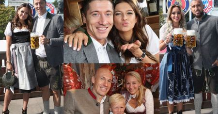 Lewandowscy i piłkarze Bayernu z żonami świętują Oktoberfest (ZDJĘCIA)