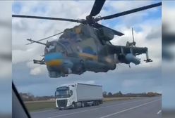 Śmigłowiec Mi-24 przeleciał im tuż nad głowami. Niesamowity wyczyn ukraińskiego pilota
