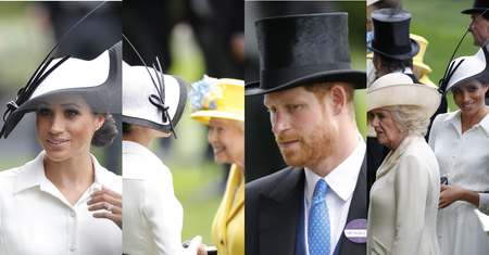 Meghan Markle pojawiła się po raz pierwszy na wyścigach konnych w Ascot (ZDJĘCIA)