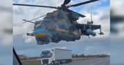 Śmigłowiec Mi-24 przeleciał im tuż nad głowami. Niesamowity wyczyn ukraińskiego pilota