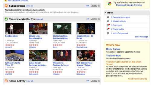 Youtube zmienił interfejs 1