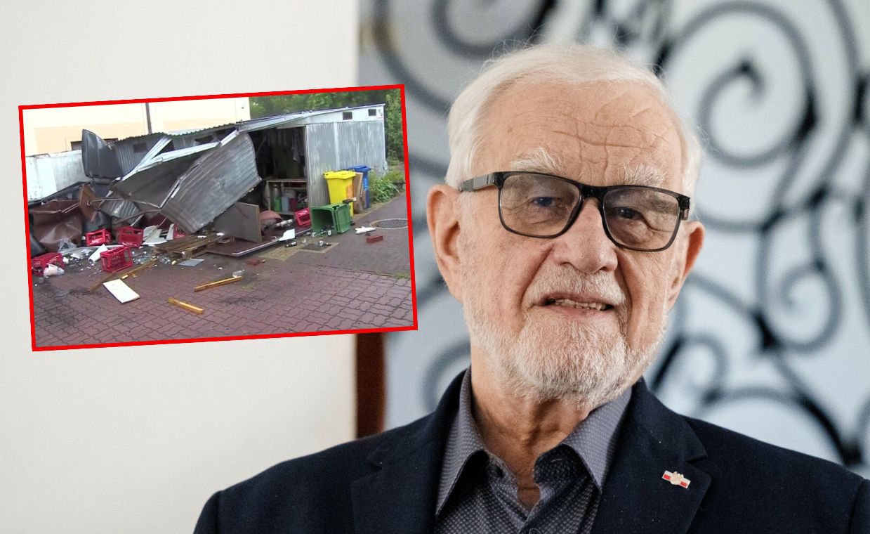 Wjechał w przychodnię. Teraz Jan Pietrzak zabiera głos