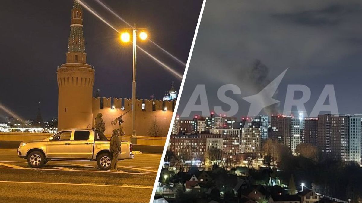 Atak dronów na Moskwę. Słychać eksplozje