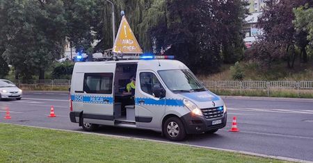Wypadek pod Lublinem. Samochód uszkodził barierę energochłonną