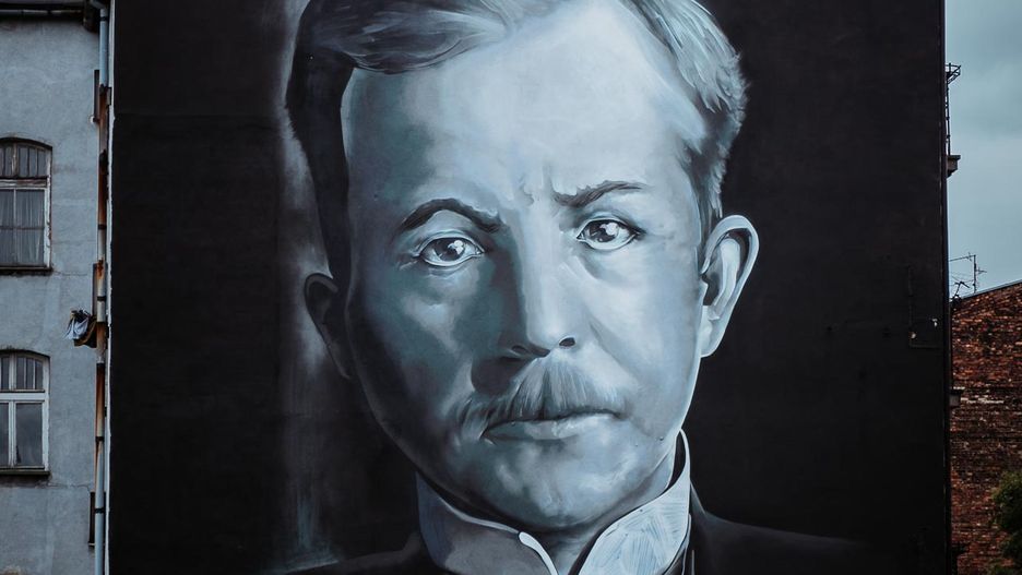 Mural z Korfantym widnieje już na jednym z katowickich budynków 