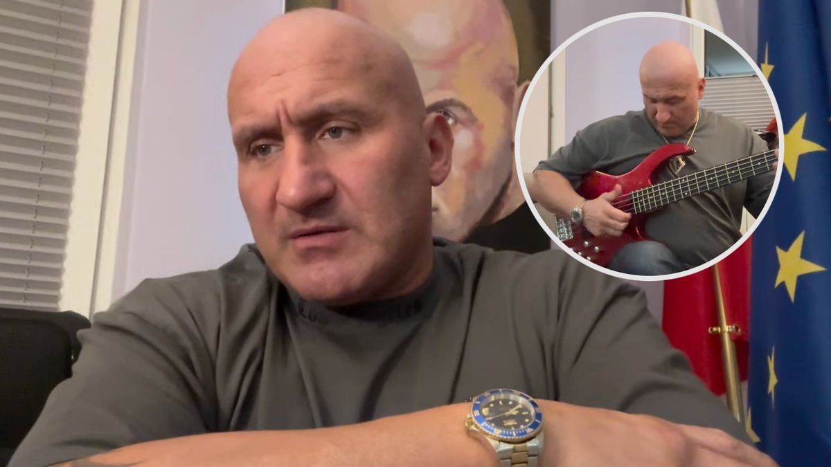 Marcin Najman próbuje swoich sił w muzyce