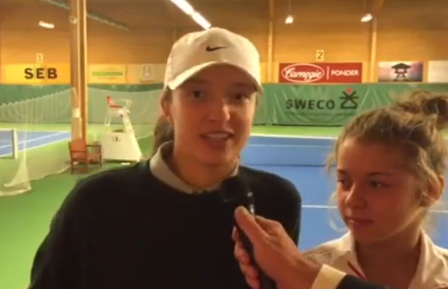Maja Chwalińska i Iga Świątek