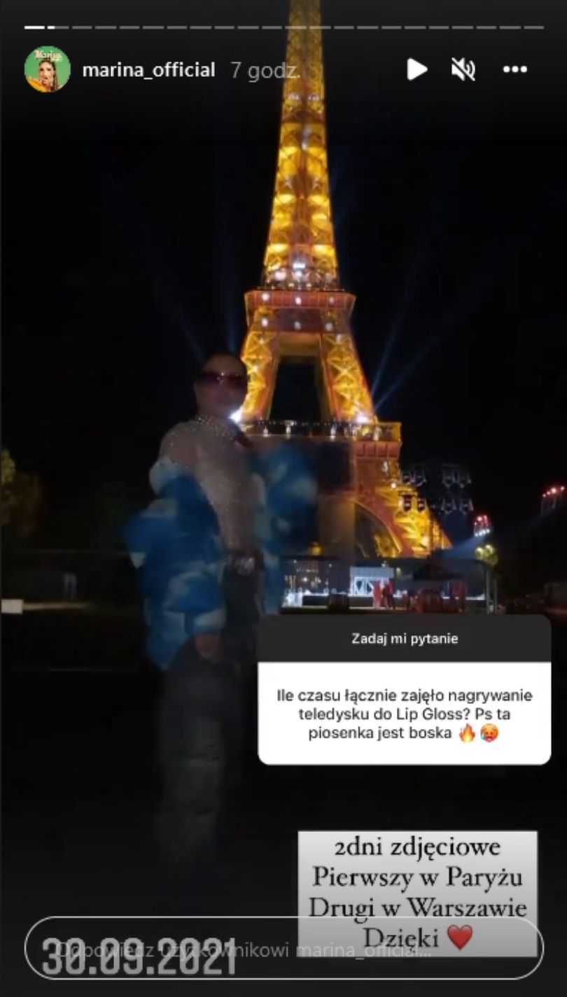 Marina Łuczenko wspomina pracę nad teledyskiem do "Lipgloss"
