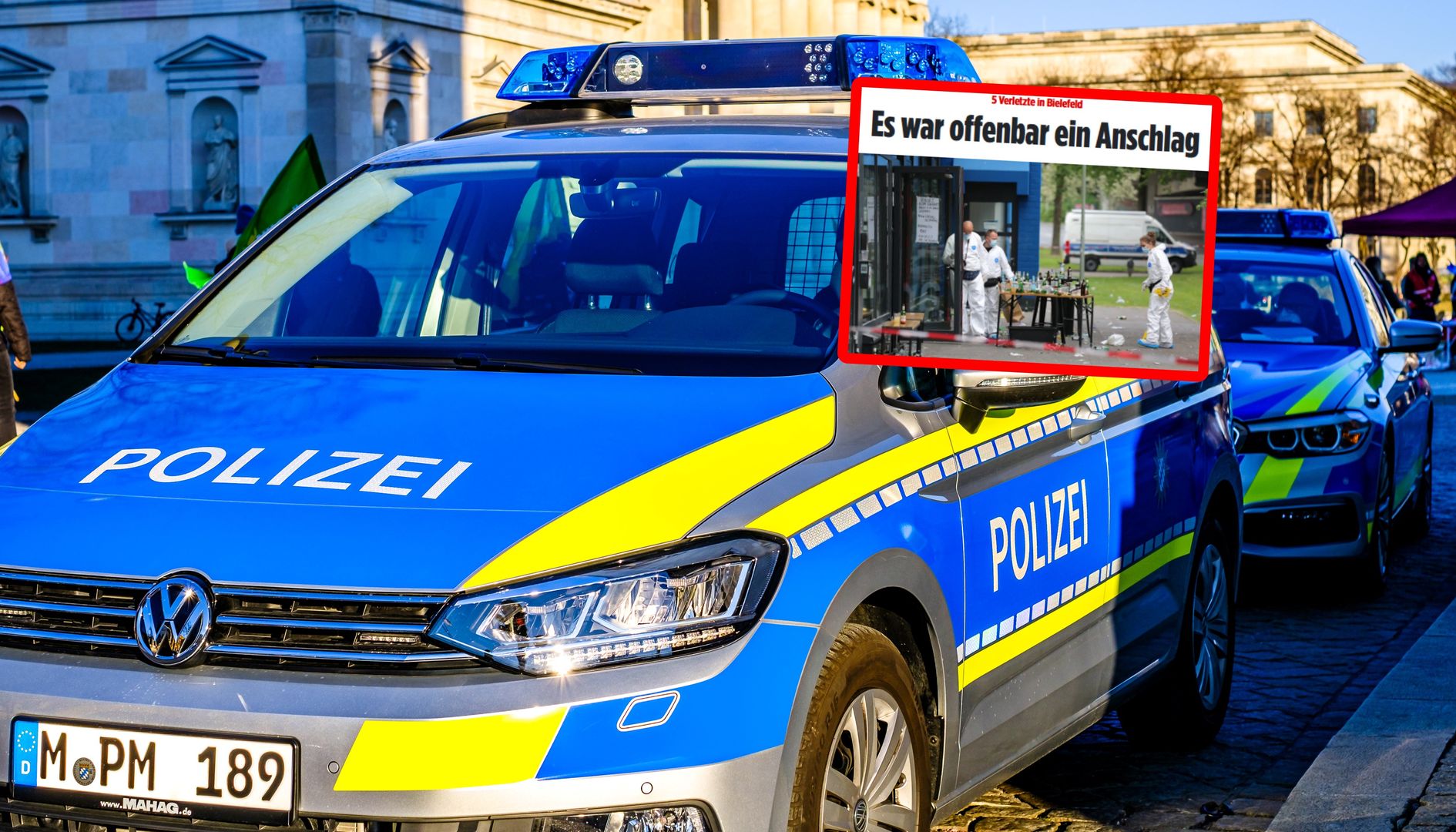 Horror w Niemczech. Dźgał na oślep. Oto co było w plecaku agresora