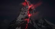 150 podświetlonych alpinistów, kilka lustrzanek i Matternhorn na jednej sesji