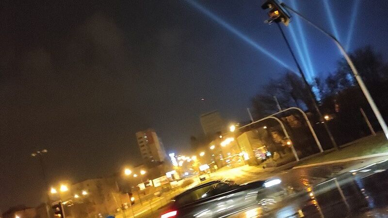 Tajemnicze światła na niebie nad Lublinem