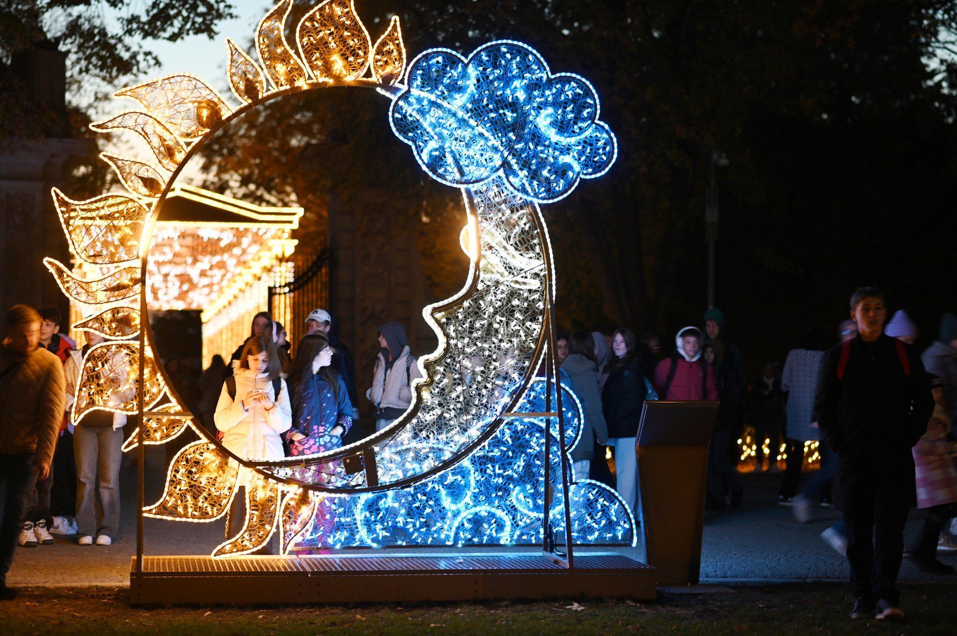 Królewski Ogród Świateł w Wilanowie w 2024.