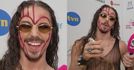 Top of the Top Sopot Festival 2022. Michał Szpak zachwyca się wygraną Bursztynowego Słowika: "Ludzie zagłosowali na ODWAGĘ" (WIDEO)