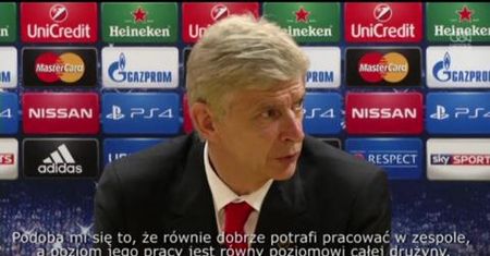 Arsene Wenger zaskoczony prędkością i umiejętnościami Danny'ego Welbecka