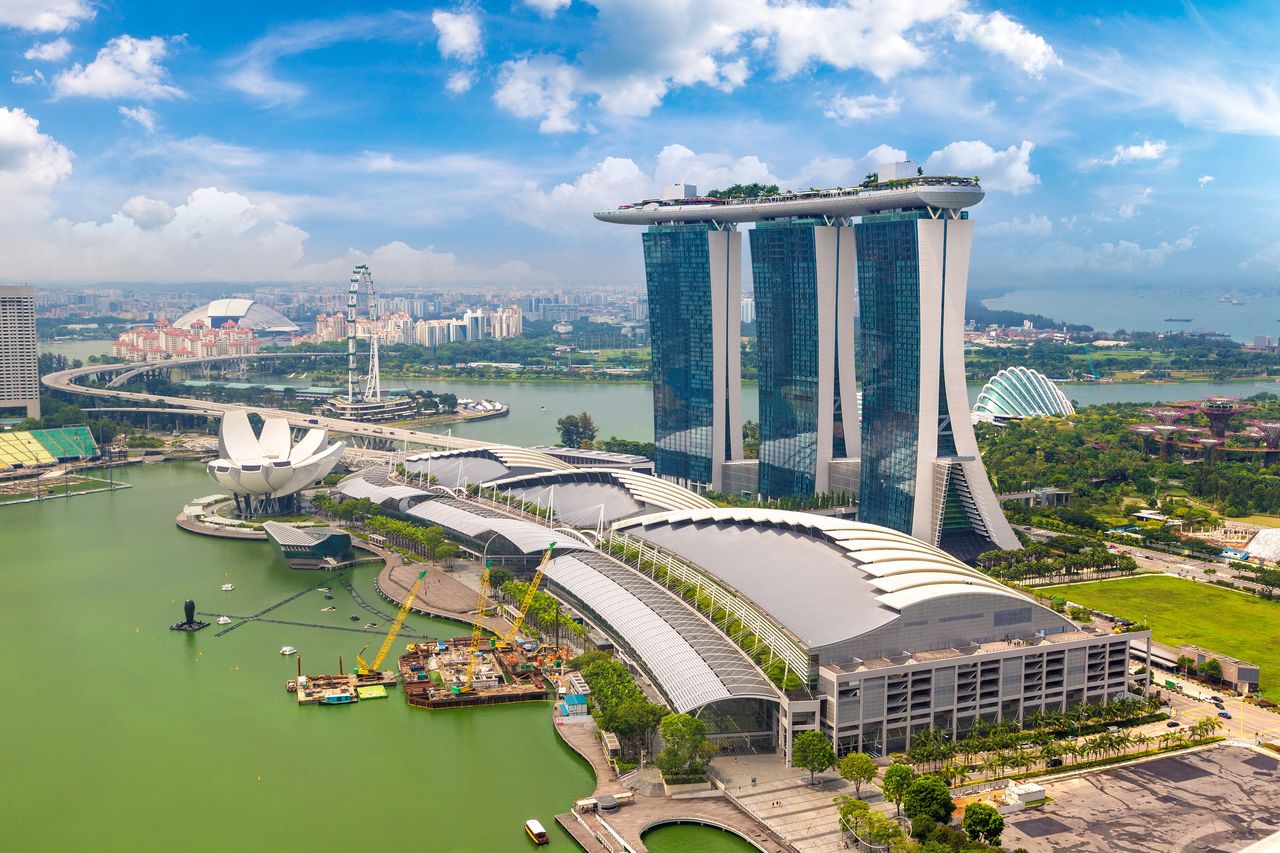 Turysta imprezował w kasynie w Marina Bay Sands