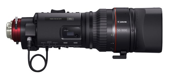 Canon 50-1000 mm T5.0-8.9 z konwerterem 1,5x - rekordowy zoom x20 do filmów 4K 4