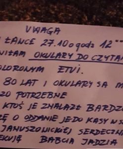 Okulary są, teraz szukają babci Jadzi. Ciąg dalszy sprawy we Wrocławiu