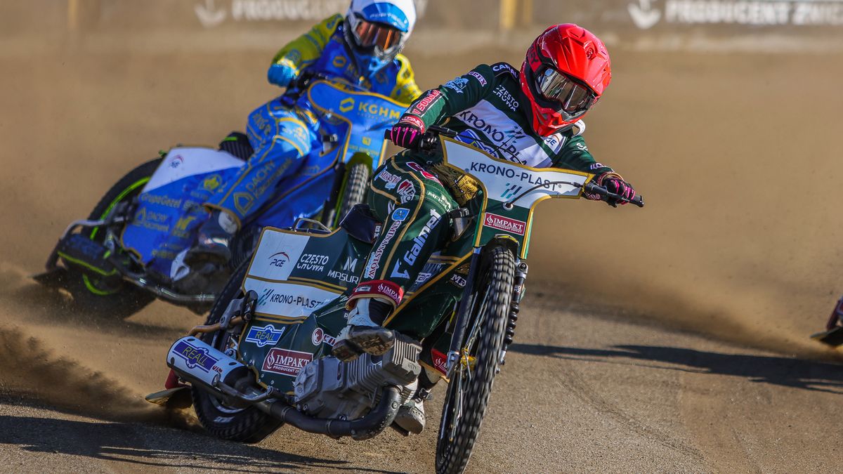 WP SportoweFakty / Patryk Kowalski / Na zdjęciu: Wiktor Lampart w kasku czerwonym