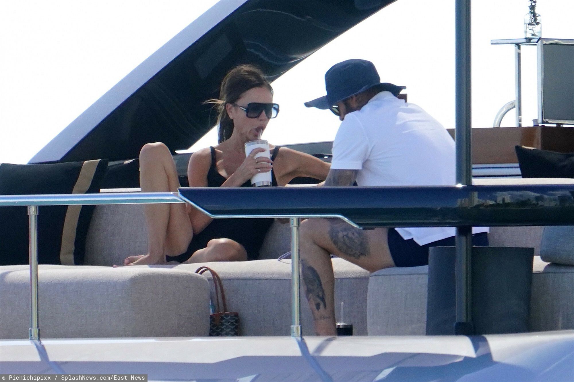 Victoria i David Beckham w Miami