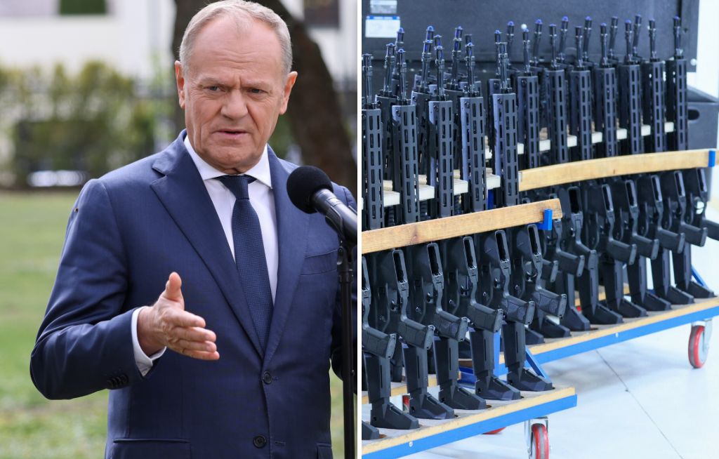 Widmo zwolnień w polskiej fabryce broni. Tusk zabiera głos