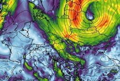 Pogoda. Wichura do 100 km/h i burze. Później duża zmiana