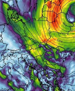Pogoda. Wichura do 100 km/h i burze. Później duża zmiana