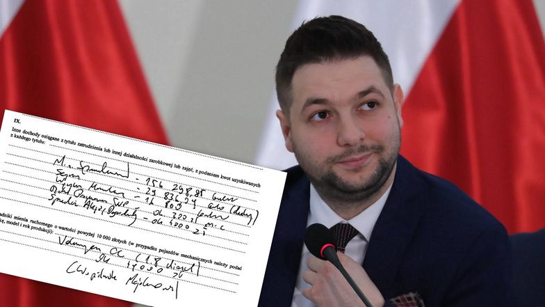 Oświadczenie majątkowe Patryka Jakiego należy do najtrudniejszych do rozszyfrowania