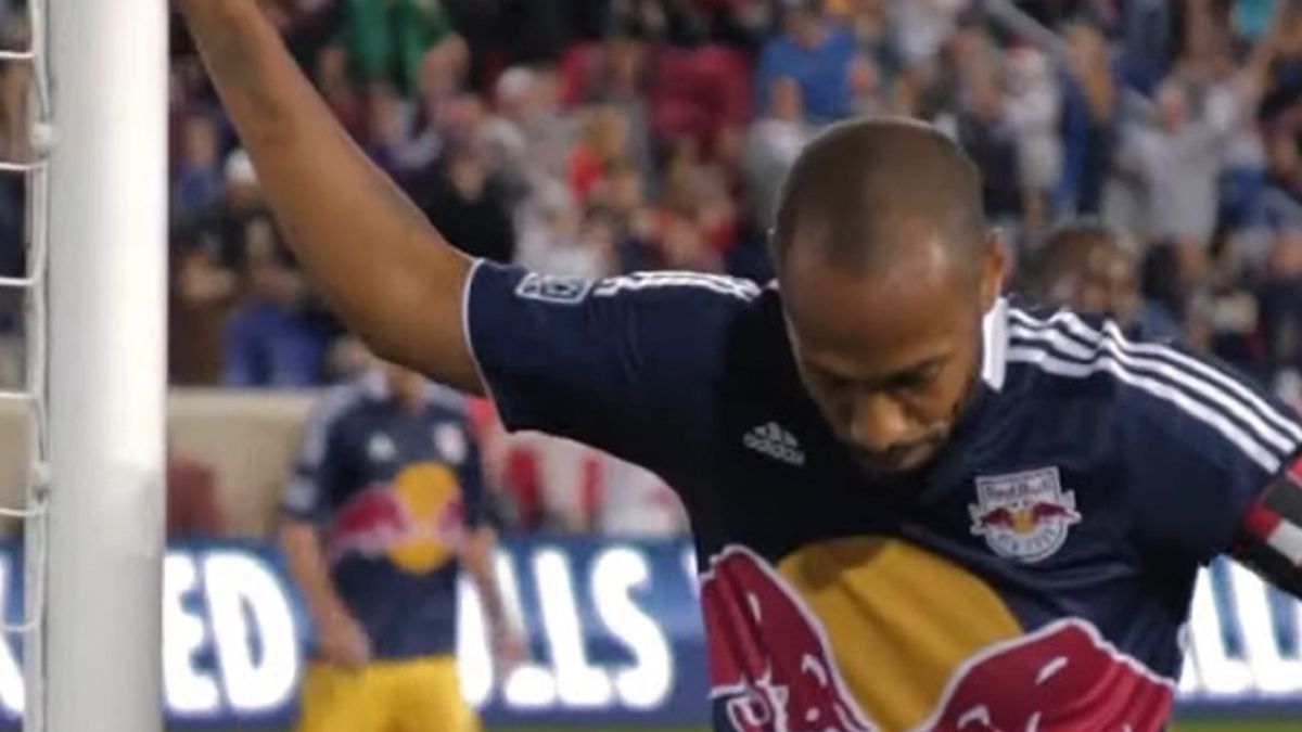 Thierry Henry nietypowo celebrował gola w USA