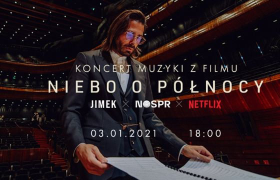 Jimek i orkiestra Polskiego Radia dadzą niezwykły noworoczny koncert. Motywem muzyka z filmu "Niebo o północy"