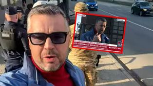 Kuriozalne sceny w Republice. "Zatrzymują Rachonia"