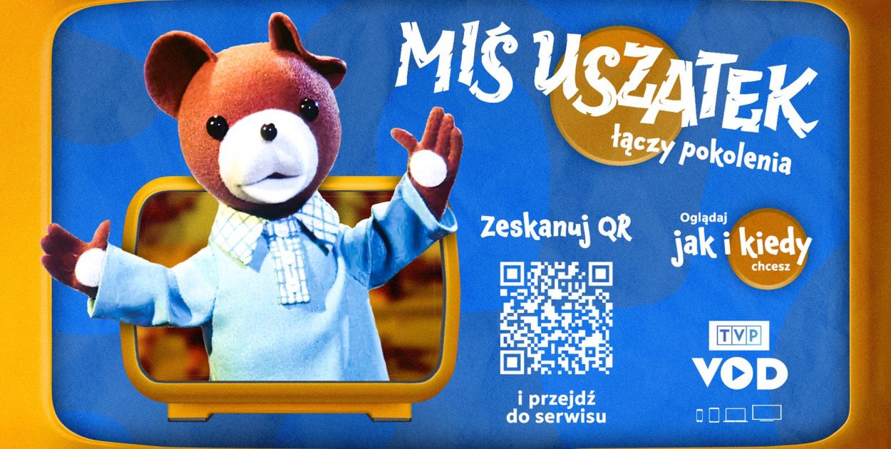 "Miś Uszatek" ma już 50 lat! Obejrzyj wszystkie odcinki na VOD