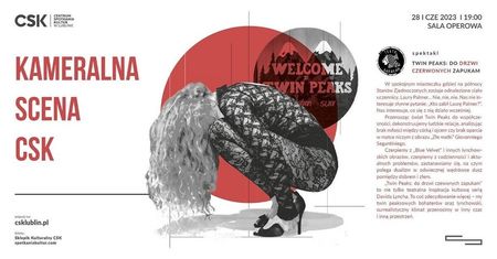 Spektakl „Twin Peaks: do drzwi czerwonych zapukam” – 28 czerwca, godzina 19:00