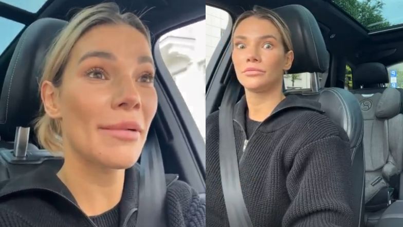 Maja Bohosiewicz chwali się na Instastories, co ktoś nalepił jej na szybę samochodu