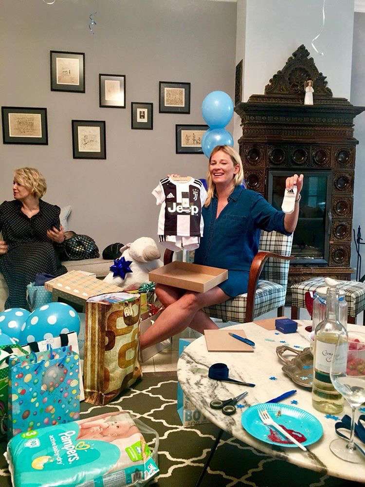 Odeta Moro i jej baby shower