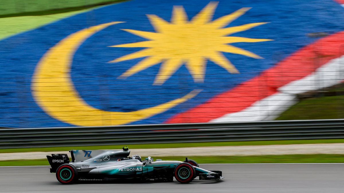 Valtteri Bottas na torze Sepang