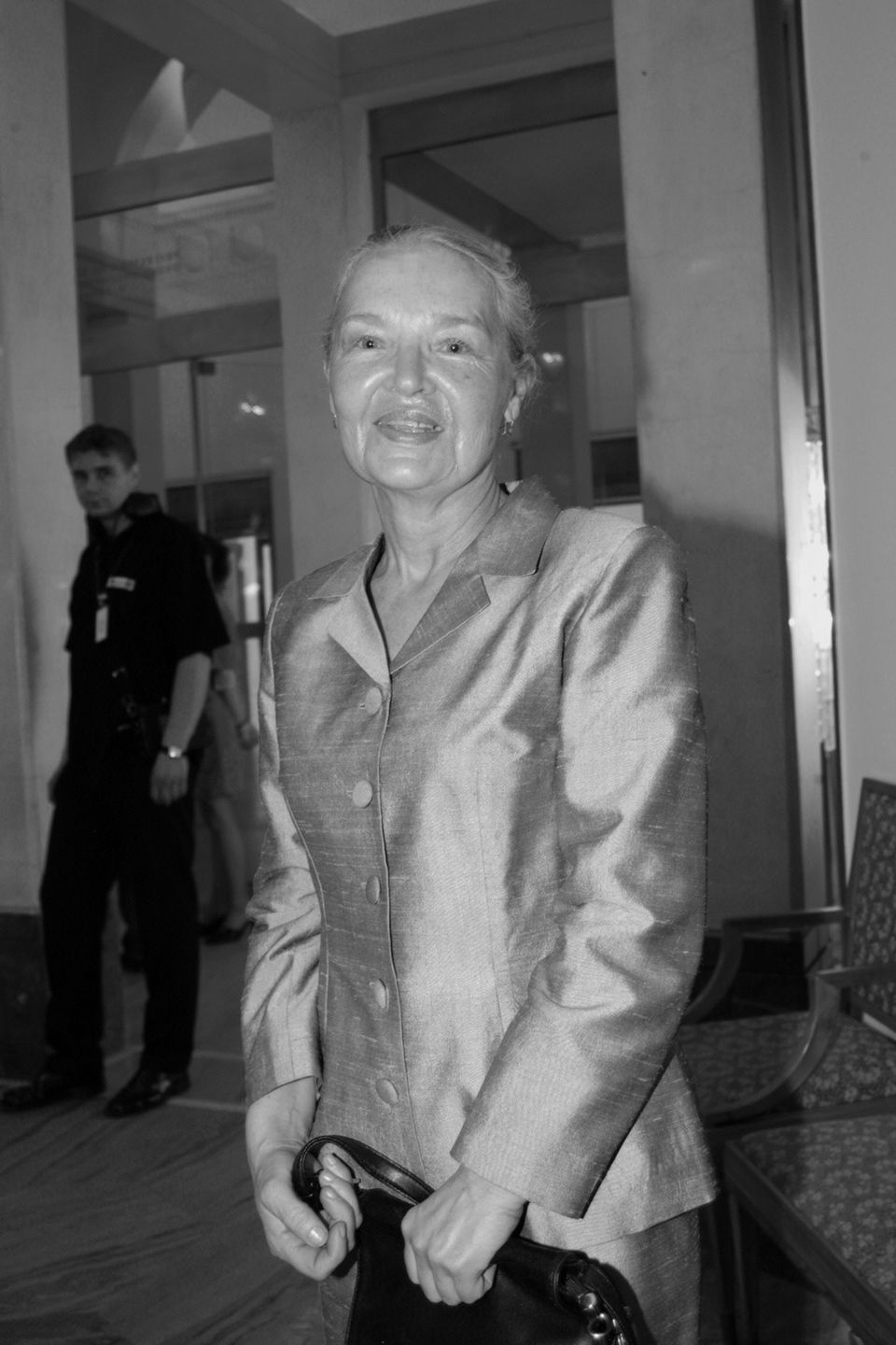 Jadwiga Staniszkis w 2002 r. na wydarzeniu pod hasłem "50 najbardziej wpływowych kobiet w Polsce"