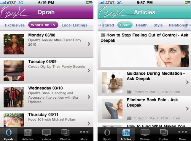 Oprah Winfrey na iPhonie! 2