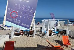 Loża na plaży jak nocleg dla 3 osób. Kolejny przejaw drożyzny nad morzem