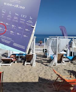 Loża na plaży jak nocleg dla 3 osób. Kolejny przejaw drożyzny nad morzem