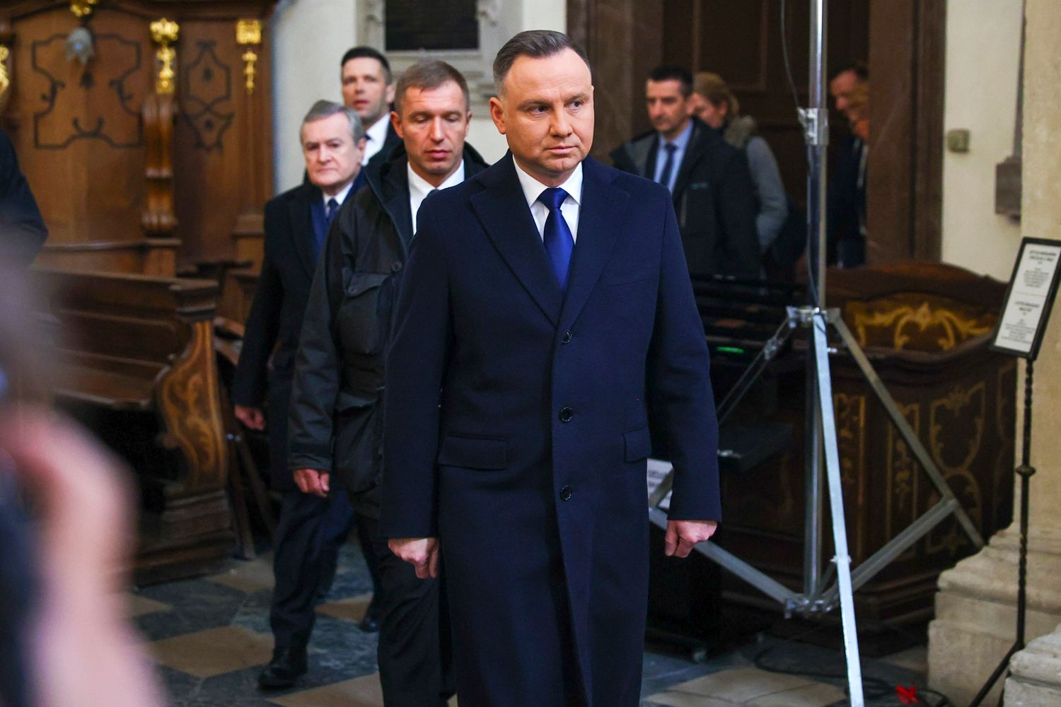 Andrzej Duda - pogrzeb Krzysztofa Pendereckiego