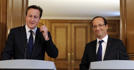 Hollande w Wielkiej Brytanii. Odwiedził królową